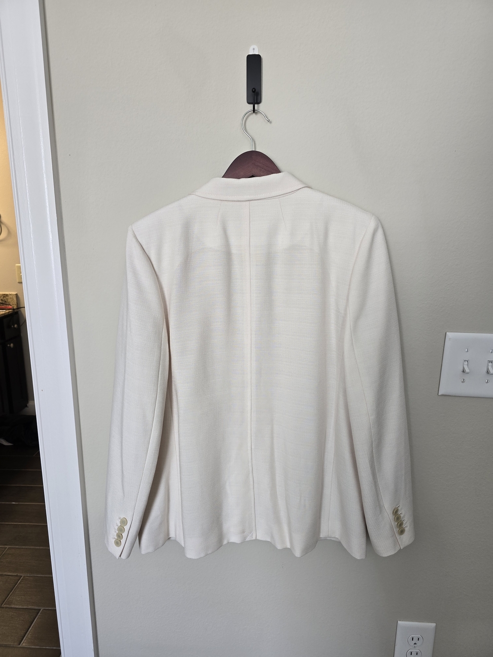 J.Crew Cream Single-Button Blazer - Picture 4 of 4